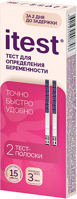 iTEST 2 тест-полоски на беременность