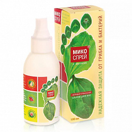 Микоспрей Спрей косметический гигиенический с антибактериальным действием"