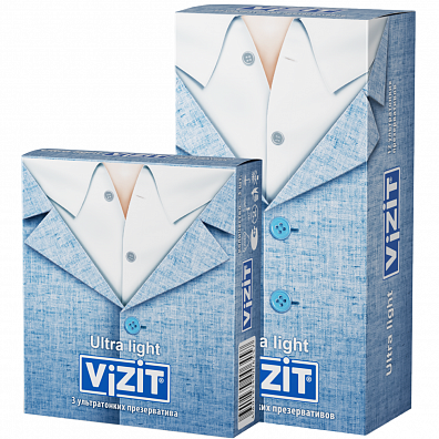 VIZIT Ultra Light Ультратонкие {{презервативы}}