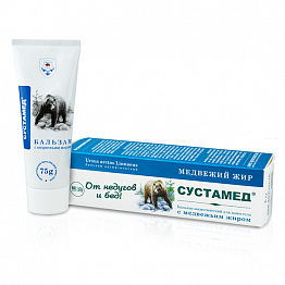 Сустамед Бальзам косметический для кожи тела с медвежьим жиром"