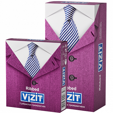 VIZIT Ribbed Ребристые {{презервативы}}