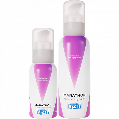 Гель-лубрикант Marathon Пролонгирующий, VIZIT 