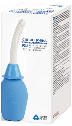 Спринцовка БИ №9 гинекологическая с анатомическим наконечникам{{en:Tipe BI 9}}