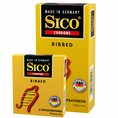 SICO Ribbed Ребристые {{Презервативы}}